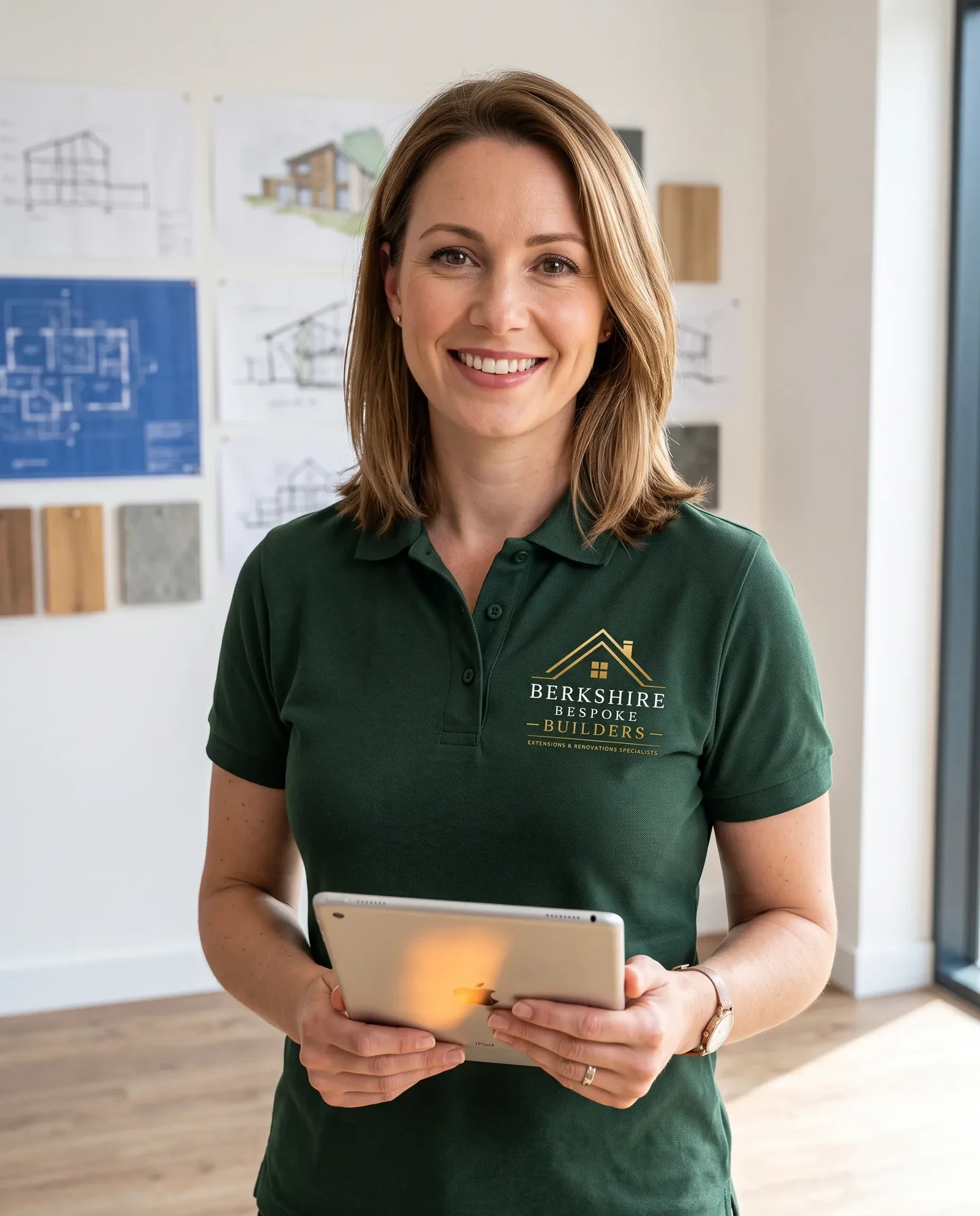 A member of the Berkshire Bespoke Builders team ready to help with your project