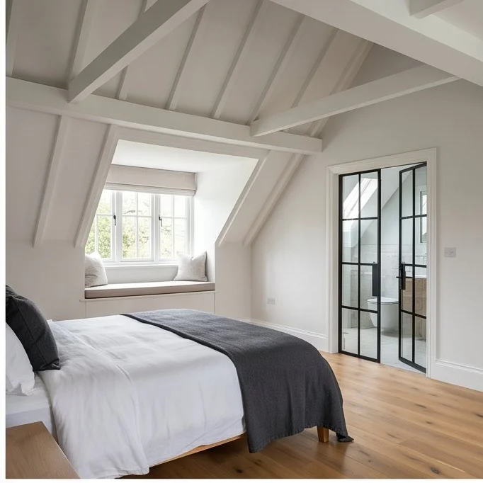 Loft conversion master bedroom — Berkshire Bespoke Builders