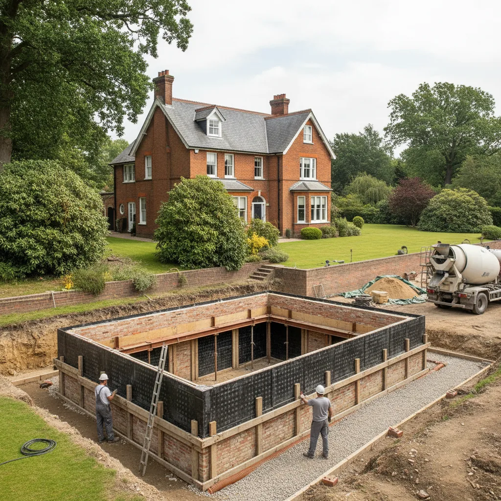 Illustration for what does a basement conversion build involve in ascot? showing basement conversions advice in Ascot