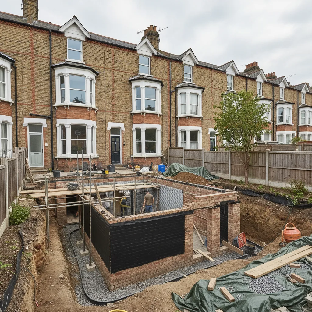 Illustration for what does a basement conversion build involve in reading? showing basement conversions advice in Reading