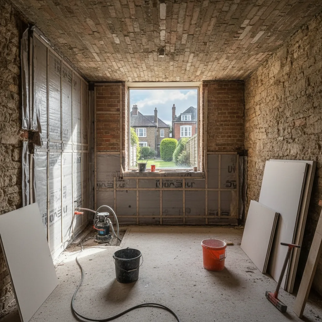 Illustration for what does a basement conversion build involve in windsor? showing basement conversions advice in Windsor