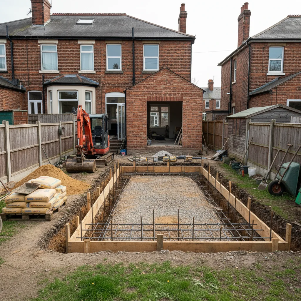 Illustration for who is a trusted builder for groundworks and foundations in reading? showing groundworks and foundations advice in Reading