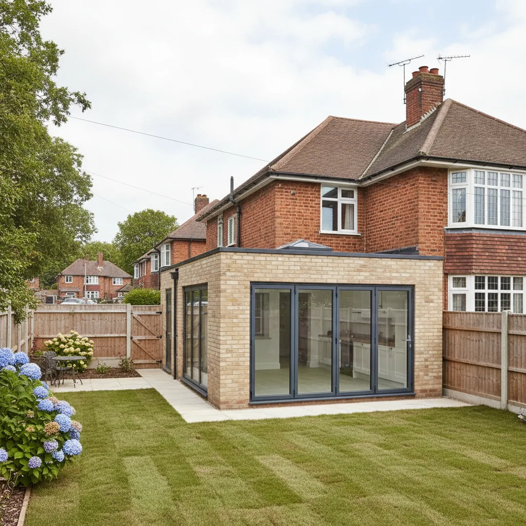 Illustration of kitchen extensions in Bracknell for Berkshire homeowners