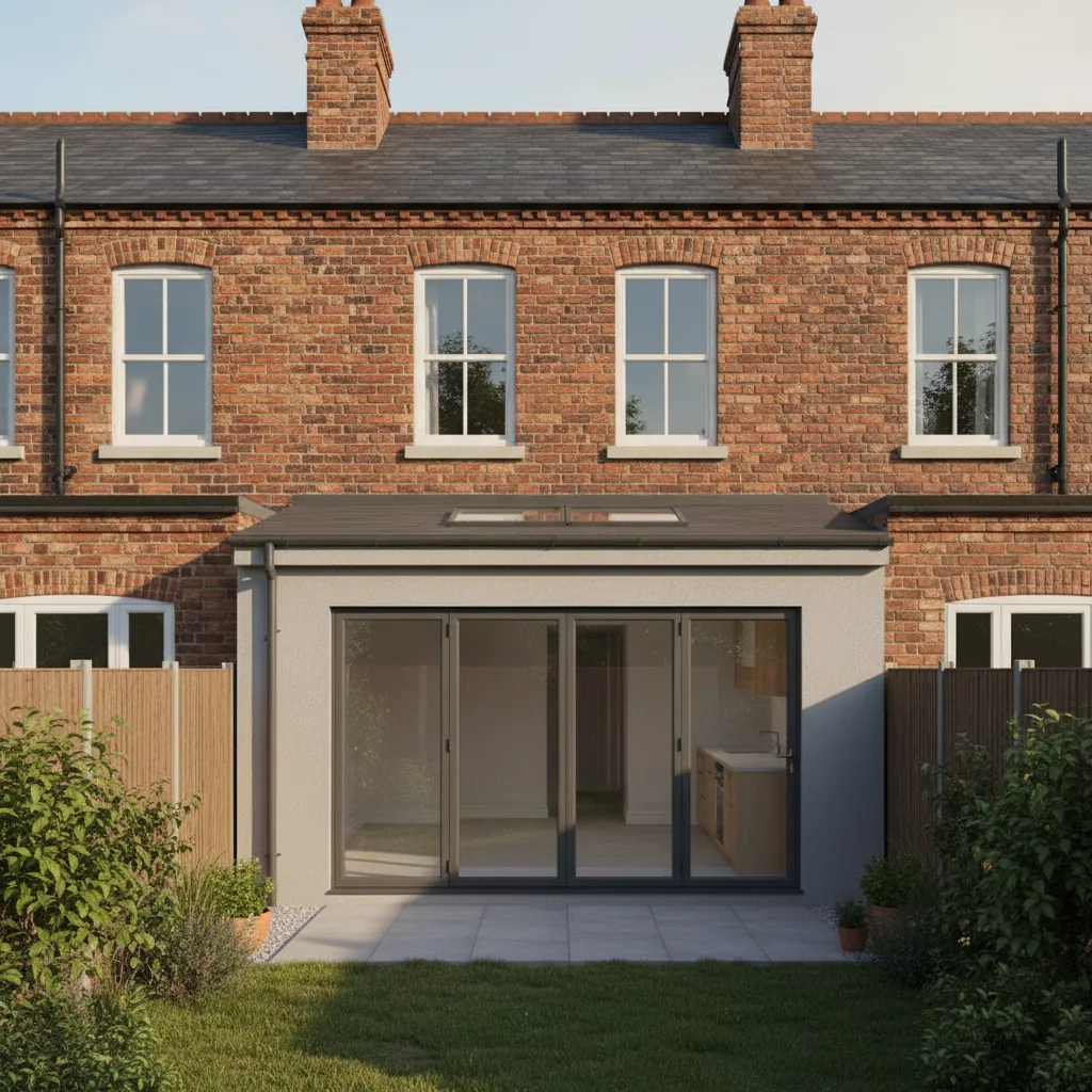 Illustration of kitchen extensions in Reading for Berkshire homeowners