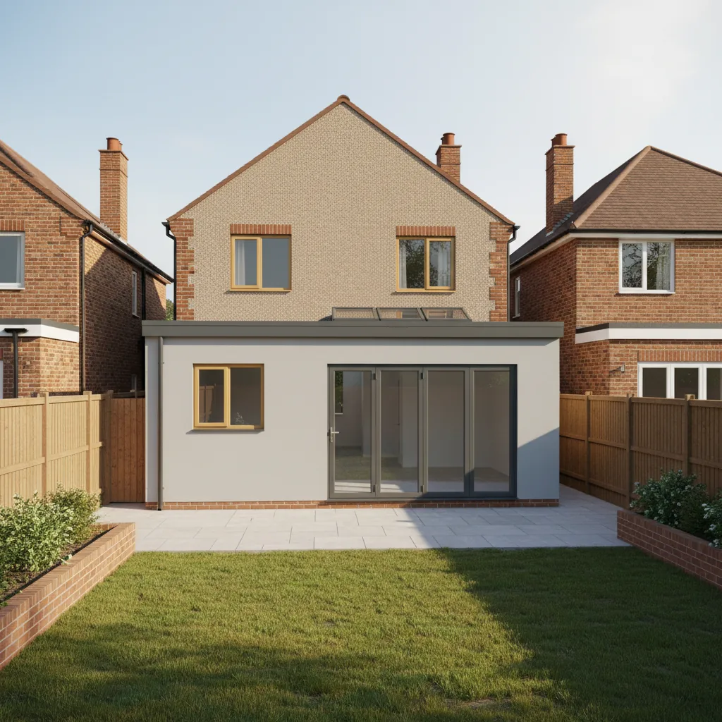 Illustration of kitchen extensions in Slough for Berkshire homeowners