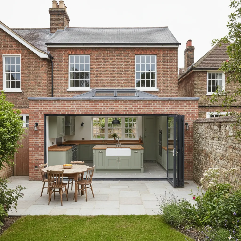 Illustration of kitchen extensions in Windsor for Berkshire homeowners