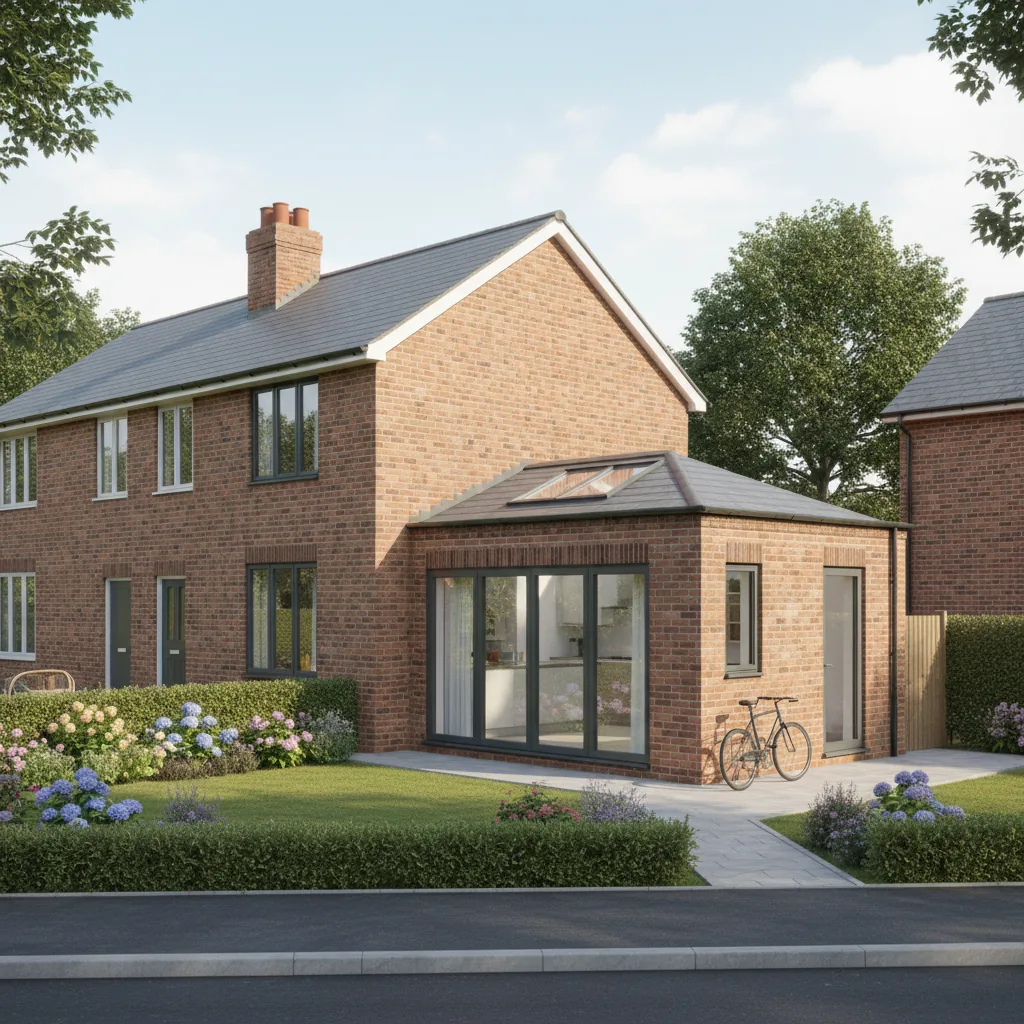 Illustration of kitchen extensions in Wokingham for Berkshire homeowners