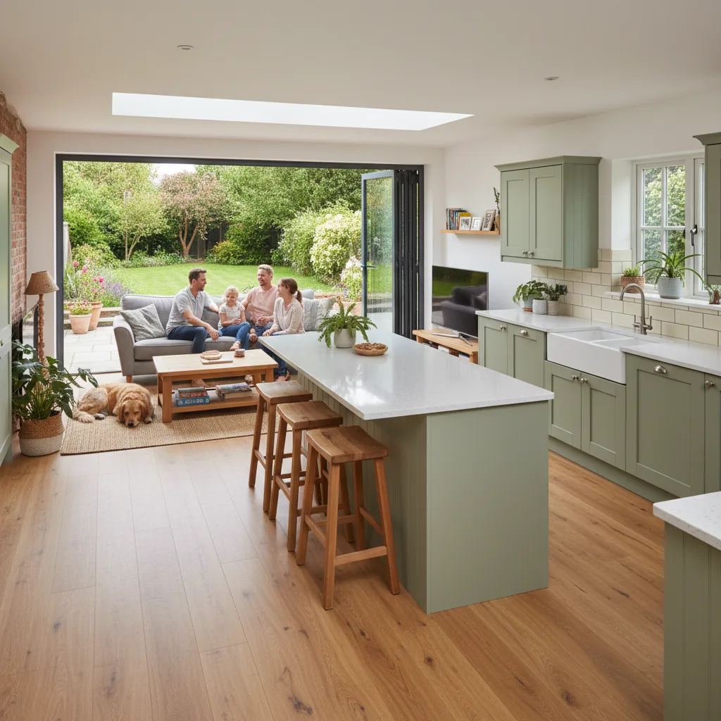 Illustration for is it worth getting a kitchen extension in bracknell? showing kitchen extensions advice in Bracknell