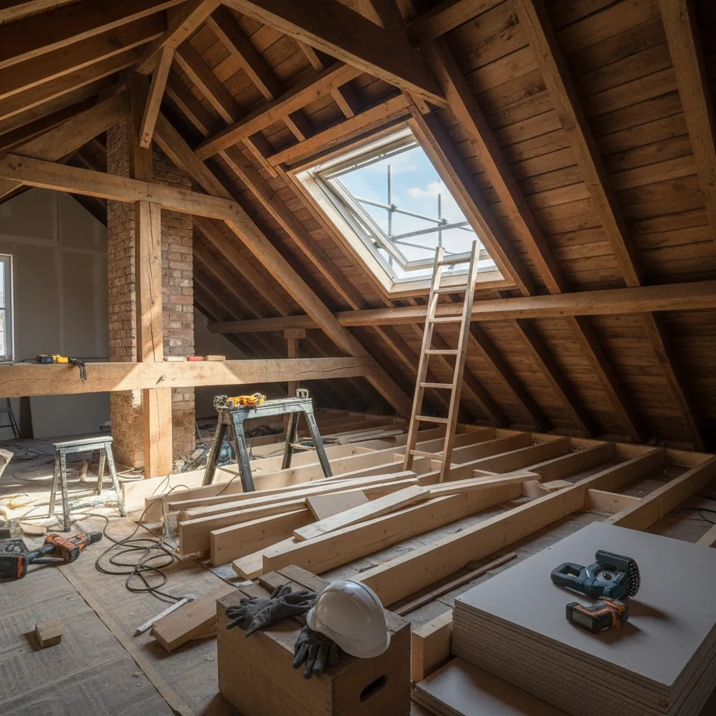 Illustration for what does a loft conversion build involve in bracknell? showing loft conversions advice in Bracknell