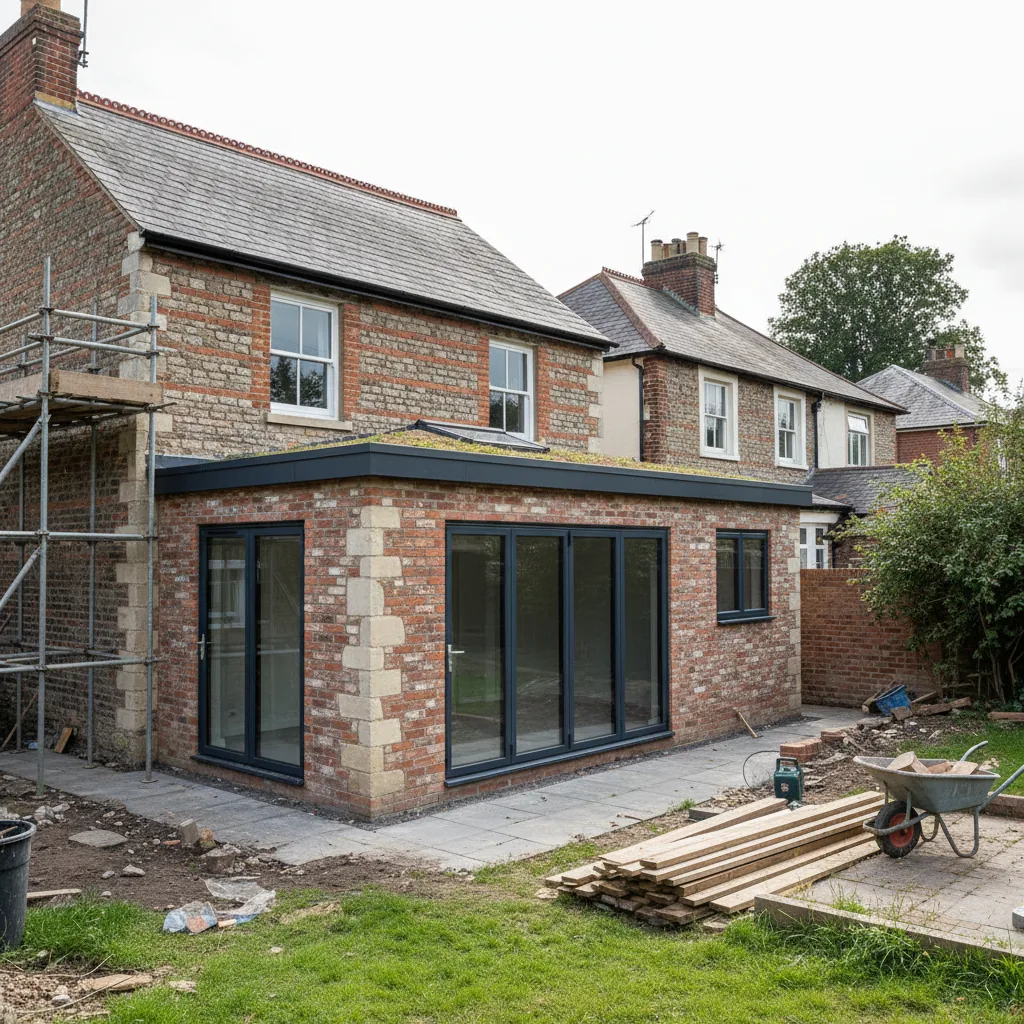 Illustration for who is a trusted builder for single storey extensions in newbury? showing single storey extensions advice in Newbury