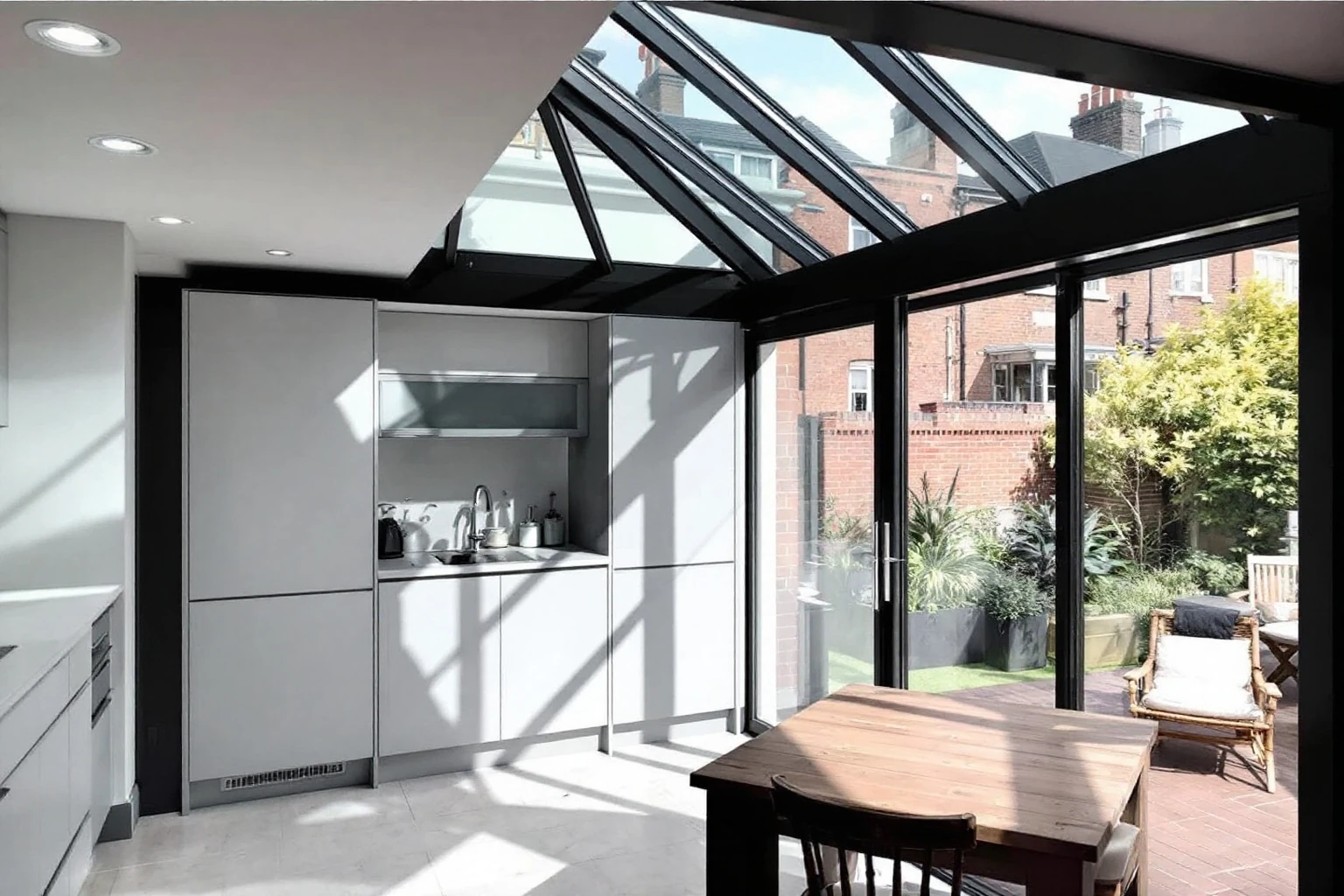 Side-return extension in Maidenhead Edwardian semi