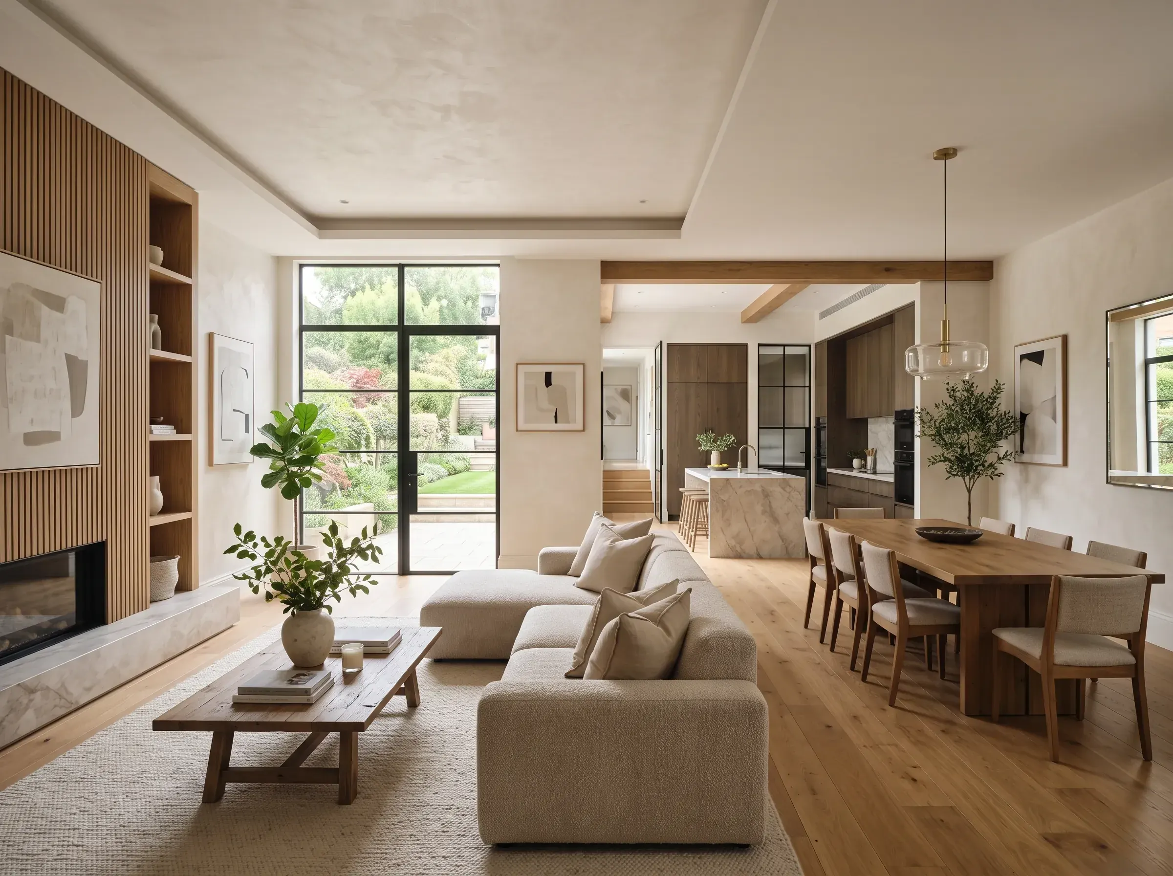 Beautifully finished elegant interior showcasing quality Berkshire building work